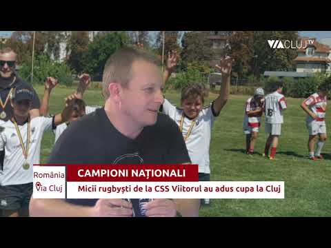 Micii rugbyști de la CSS Viitorul Cluj, campioni naționali la UNDER 10