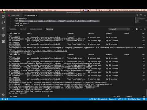 vagrant docker kubernetes