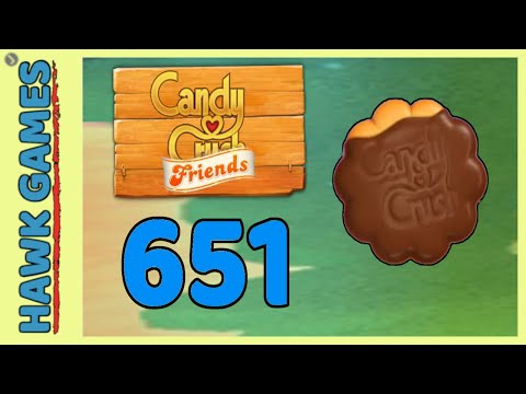 Candy Crush Friends Level 651 (Cookie mode) - 3 Stars Walkthrough, No Boosters