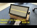 DMX512 LED Strobe Light Review 8 Section 3 Color White Strobe AliExpress