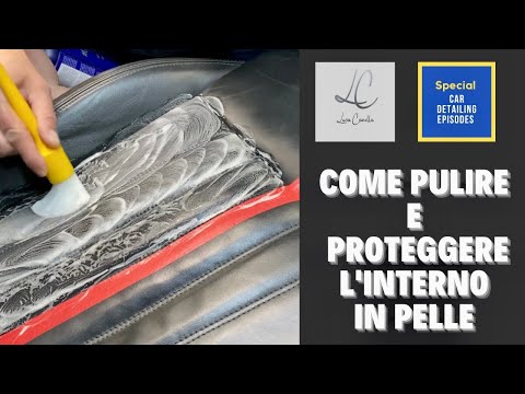 CLEAN AND PROTECT THE LEATHER INTERIOR PREVENTING DRYNESS AND CRACKING