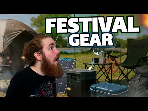 Festival PACKLISTE (Beginner & Pros)🏕️🎪Meine KOMPLETTE AUSRÜSTUNG & TIPPS für Open Airs Events 2025