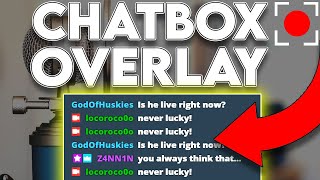 💬 Add Chatbox Chat Overlay to Your Stream // Streamlabs Tutorial