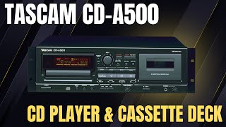 Video thumbnail for Tascam CD-A500 by Adrian Rata