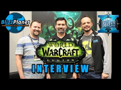 BlizzCon 2016 World of Warcraft: Legion Interview | Blizzplanet