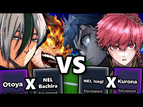 NEL Isagi X Kurona VS NEL Bachira X Otoya (PEAK 2V2) | Blue Lock Rivals