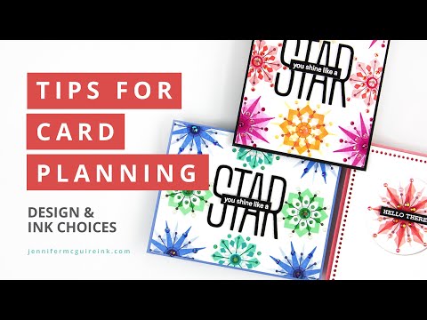 Tips for Card Planning - Inks Choices and Design