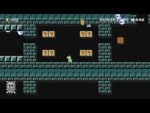 SMW: "Ghosts 'R' Us" by A.J. - Super Mario Maker - No Commentary 1bm