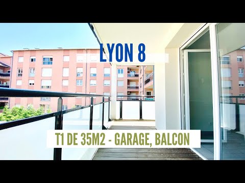 LYON 8 - T1 MODERNE DE 35M2, BALCON ET GARAGE