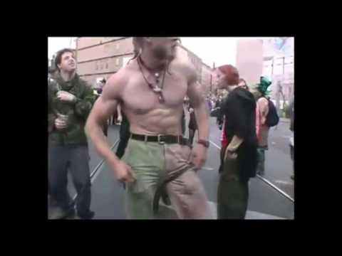 TechnoViking Dances to Running In the 90's