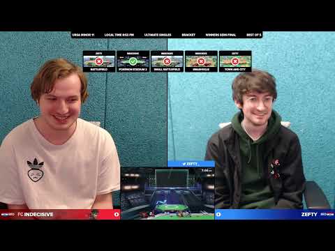 URSA MINOR 11 - Zefty (Zelda) Vs. indecisive (Snake) - Winners Semis - SSBU