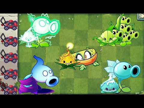 Plants vs zombies 2: TOP Mints Vs Plants SAME COLOR Max Level Power-up