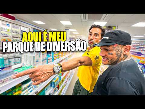 Toguro and João Adibe visited the largest pharmacy chain in Brazil.