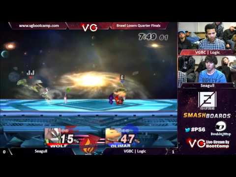 Phoenix Saga 6 - Seagull Joe (Wolf) Vs. Logic (Olimar) - Losers Quarters - SSBB