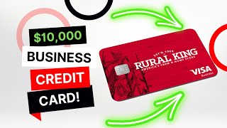 Rural King Harvest Business Credit Card - $10,000 Approval!
