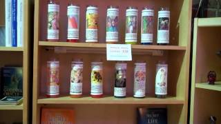 AURA SHOP - crystals, chakras, and metaphysics - Store Tour - Books, Oracle Cards, Sage & more!