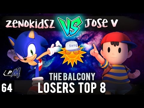 PM @ the Balcony 64 - Losers Top 8 ft. Zenokidsz (Sonic) VS Jose V (Ness)