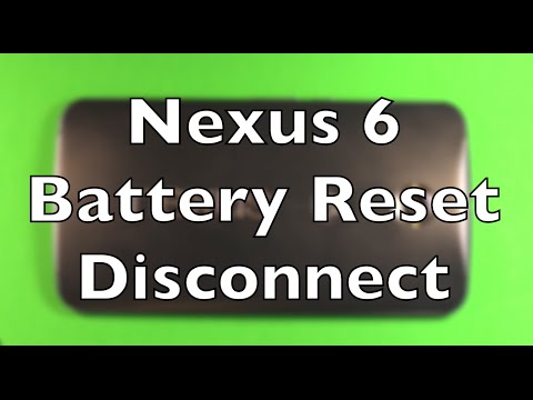 Nexus 6 Hard Reset Battery Disconnect