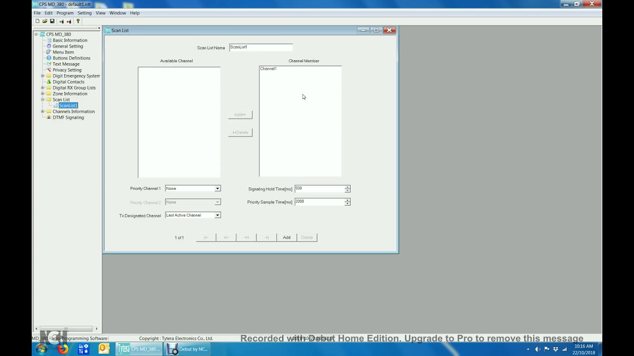 MD380 Codeplug live build