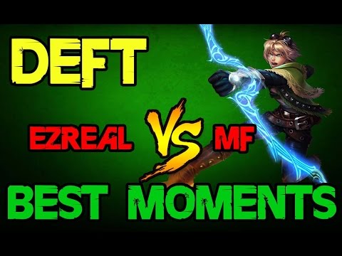EDG Deft as Ezreal vs Miss Fortune | BEST MOMENTS
