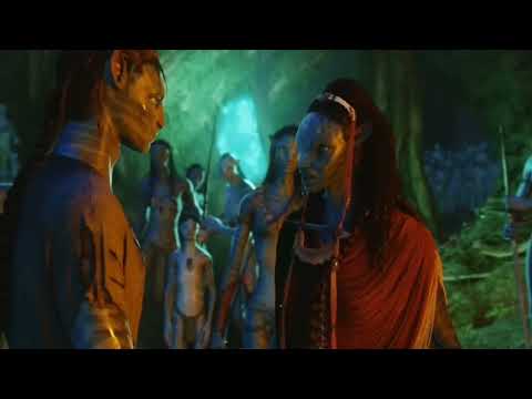 Avatar (2009) - Jake meets Neytiri's family