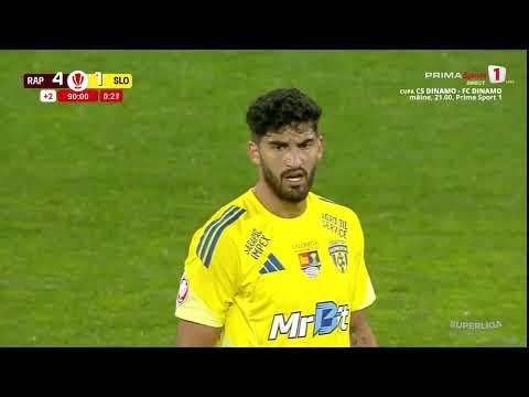 GOOOL! Rapid - Unirea Slobozia 4-1. Espinosa reduce din diferență în prelungiri