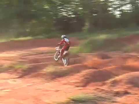 Josh Clark first time ever riding supercross whoops at NCMP.