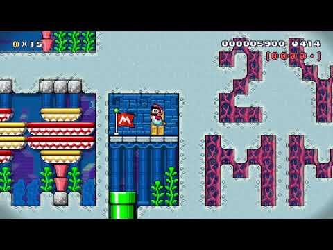 Super Mario Maker - Attack on Wiggler