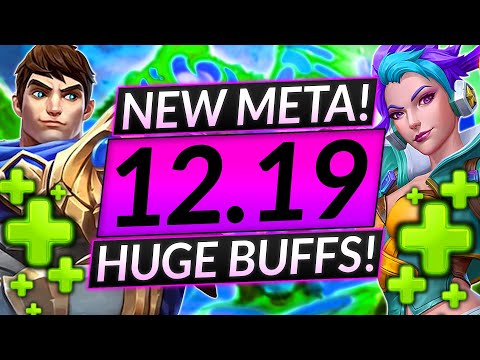 NEW PATCH 12.19 LEAKED BUFFS - NEW 12 META CHAMPIONS - LoL Update Guide