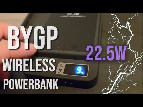🔋 BYGP Wireless Powerbank 22.5W | UNBOXING & FULL REVIEW! Power on the Go! ✨ | @MyNextBest £19.99
