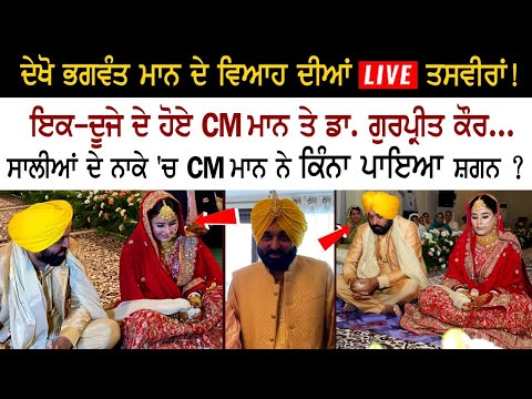 CM Bhagwant Mann and Dr. Gurpreet Kaur Wedding