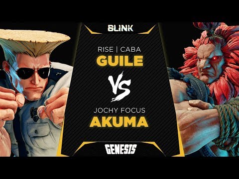 Rise Caba (Guile) vs Jochy Focus (Akuma) - Blink Genesis - Winners Semifinal
