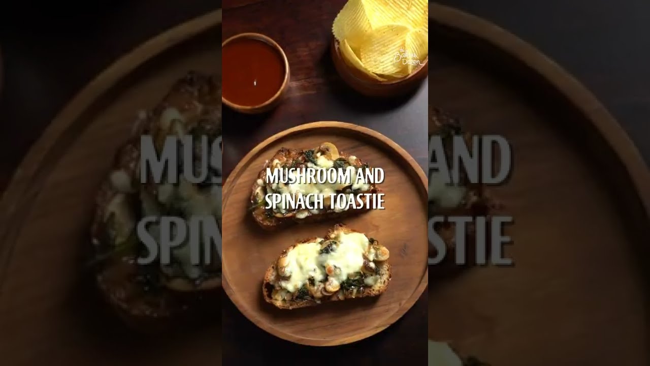 Mushroom and Spinach Grilled Cheese Recipe