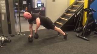 Kettlebell Renegade row