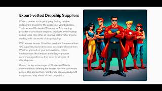 Expert-vetted Dropship Suppliers - Wholesale2B Dropshipping Course #6