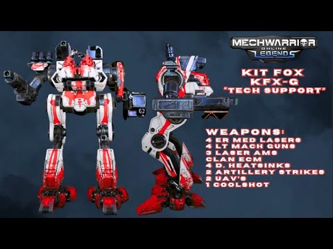 Mechwarrior Online: Quick Build Review - Kit Fox KFX-G "Tech Support"