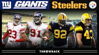 Championship Defenses Collide! (Giants vs. Steelers 2008, Week 8)