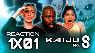 We Start at Double Dookie Duty | Kaiju No.8 1x1 The Man Who Became A Kaiju | Reaction