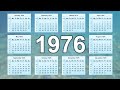 1976 Calendar