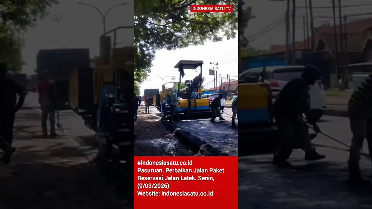 Perbaikan Jalan Raya Jatim Bali