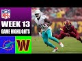 Miami Dolphins vs Washington Commanders FULL GAME 1st QTR (12/03/23)  WEEK 13 | NFL Highlights 2023
