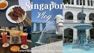【シンガポールVlog】物価高いけど楽しすぎた3日間🇸🇬✨