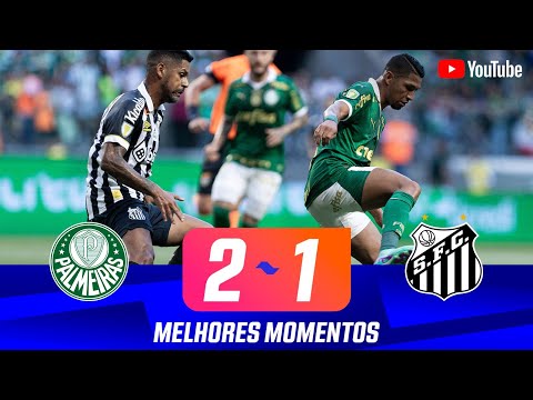 PALMEIRAS 2 X 1 SANTOS | MELHORES MOMENTOS | 3ª RODADA | PAULISTÃO 2024