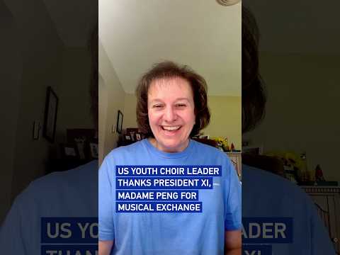 US youth choir leader thanks President Xi, Madame Peng for musical exchange