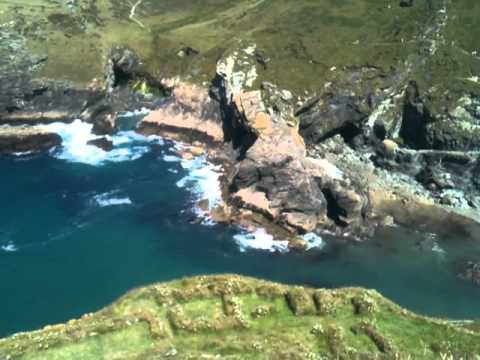 Tintagel cove and beach
