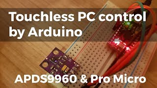Download the video "Setting up touchless PC control by Arduino (Pro Micro, APDS9960, ATmega32U4)"