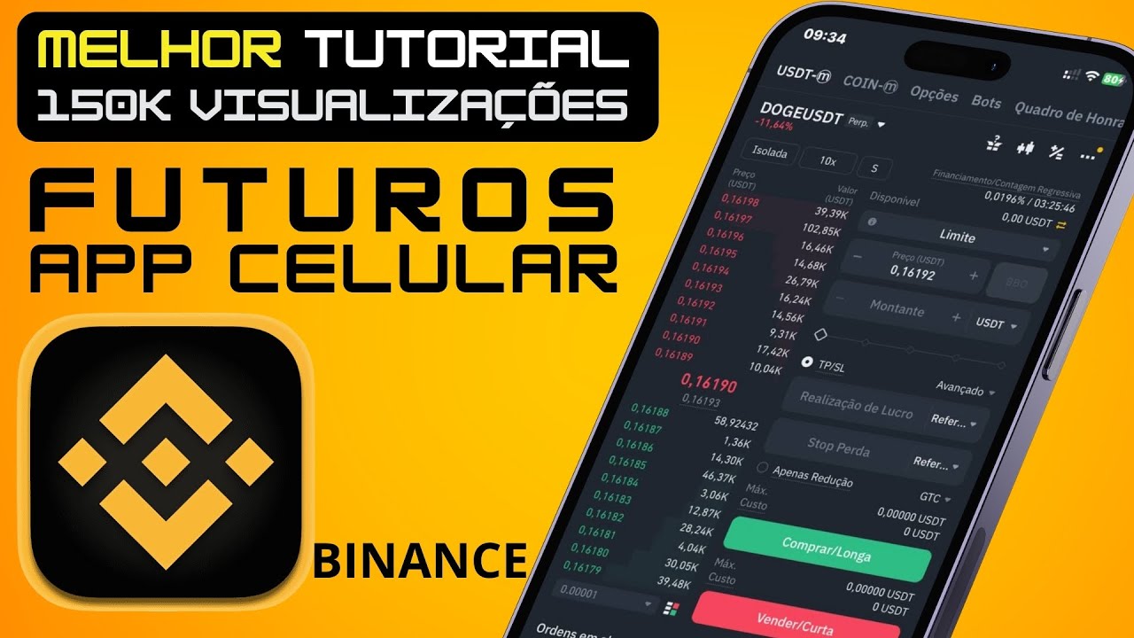 COMO OPERAR FUTURES NA BINANCE PELO APP CELULAR - TUTORIAL BÁSICO PARA INICIANTE (2024)