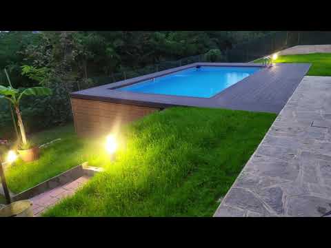 Intex Ultra Frame Pool underground! 732x366x132 Amazing result!