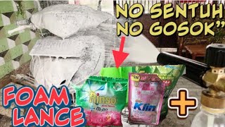 Download lagu CUCI MOTOR TANPA SENTUH‼️Begini Hasilnya Kalau Foam lance diberi Shampoo buatan mp3