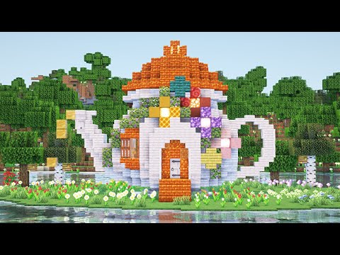 【マイクラ】ティーポットハウス×蜂の家の作り方【マイクラ建築】